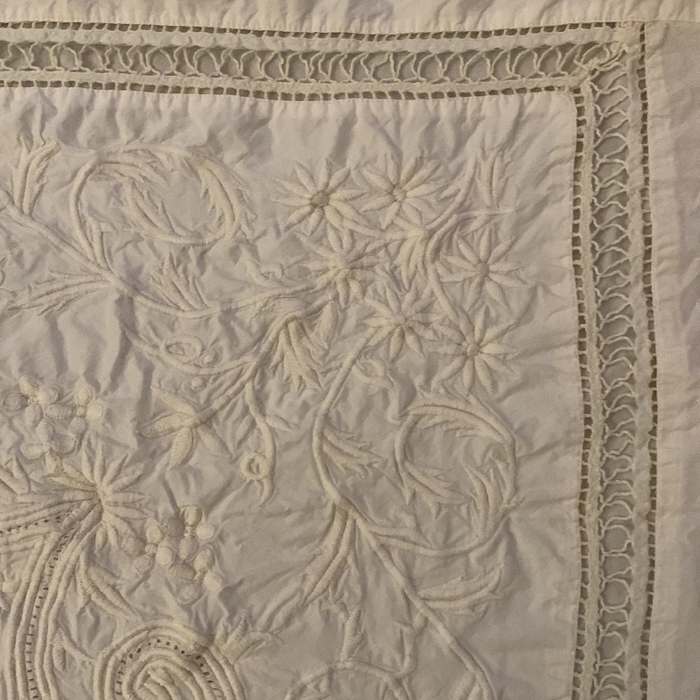 Ralph Lauren embroidered twin duvet